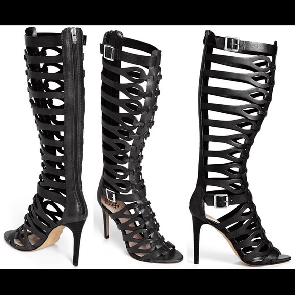 vince camuto gladiator boots